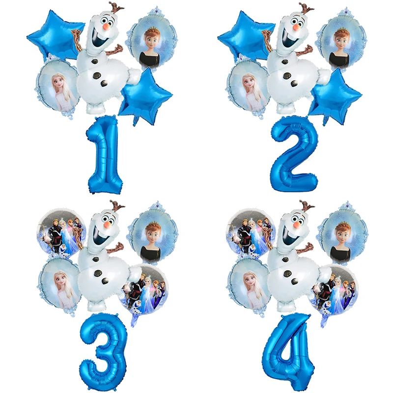 6pcs Big Frozen Elsa Olaf Foil Balloons 32inch Blue Number Balls Birthday Party Decorations Baby shower Air Golos Kid Love toy
6pcs Big Frozen Elsa Olaf Foil Balloons 32inch Blue Number Balls Birthday Party Decorations Baby shower Air Golos Kid Love toy