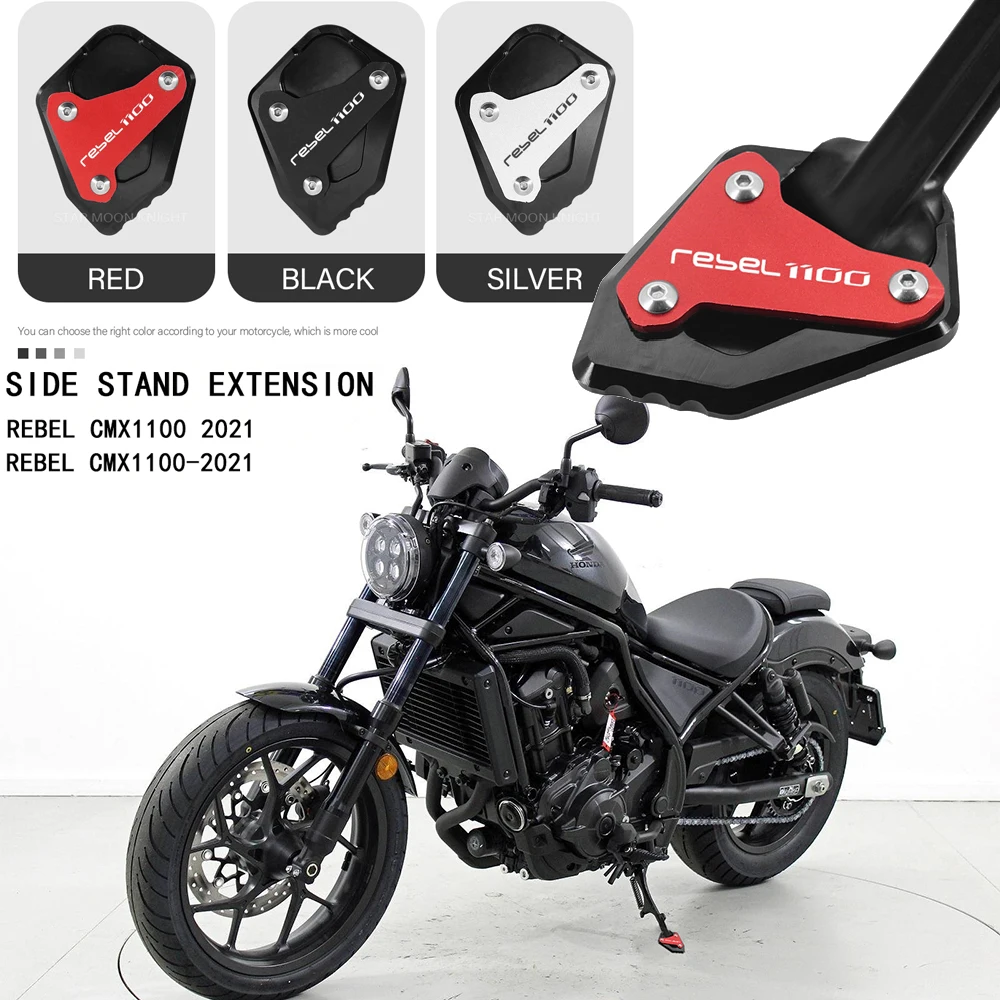 FOR HONDA REBEL CMX1100 CM CMX 1100 2021 Motorcycle Side Stand Enlarger Pad Kickstand Extension upholding bracket feet
FOR HONDA REBEL CMX1100 CM CMX 1100 2021 Motorcycle Side Stand Enlarger Pad Kickstand Extension upholding bracket feet