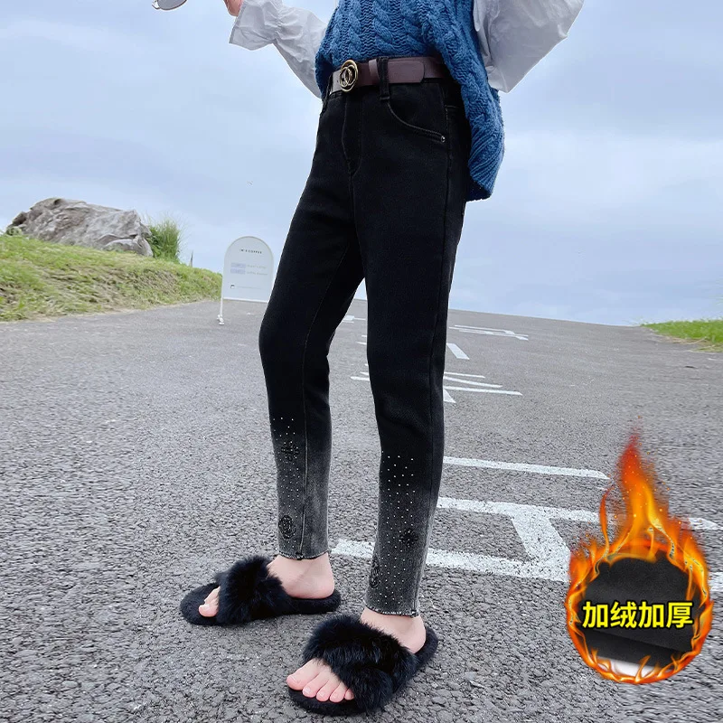 Autumn Girls Fashion Gradient Jeans Kids Black Casual Tight Denim Trousers Children Winter Thick Warm Pants 5 6 7 8 9 10 11 12y
Autumn Girls Fashion Gradient Jeans Kids Black Casual Tight Denim Trousers Children Winter Thick Warm Pants 5 6 7 8 9 10 11 12y