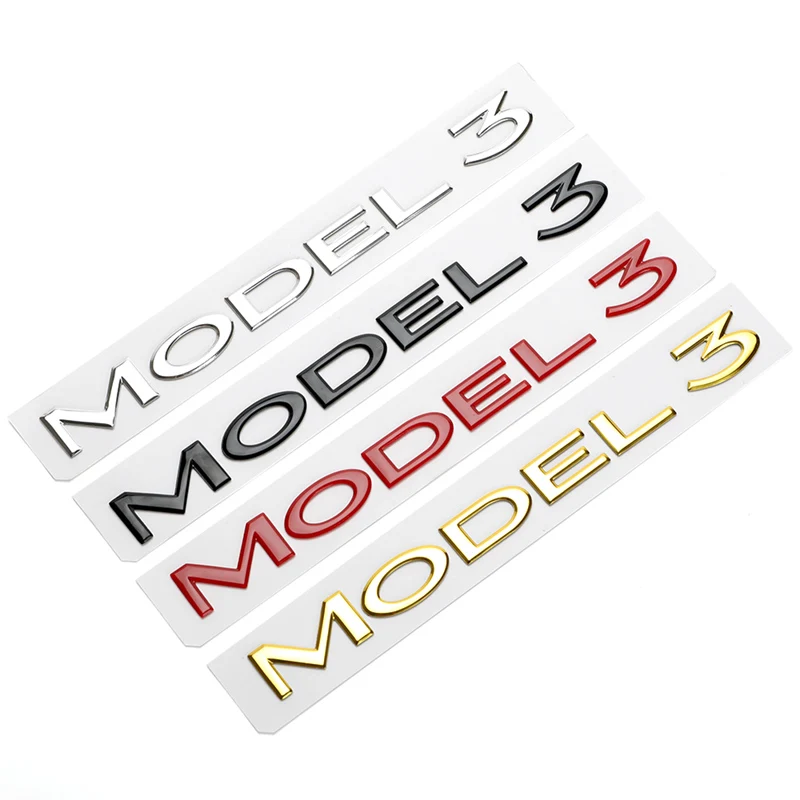 car sticker abs plastic for model 3 emblem fender trunk truck Auto body decal decoration for Tesla model s x accessories
car sticker abs plastic for model 3 emblem fender trunk truck Auto body decal decoration for Tesla model s x accessories
