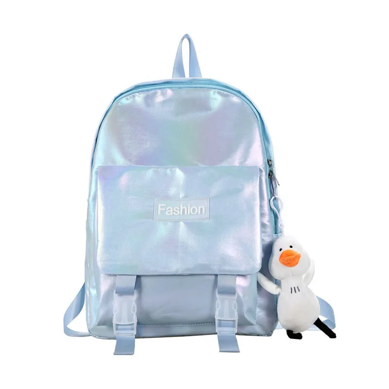Korean Laser Nylon School Bag Female Ins Girl High School College Student Waterproof Backpack Japanese Junior High School
Korean Laser Nylon School Bag Female Ins Girl High School College Student Waterproof Backpack Japanese Junior High School
