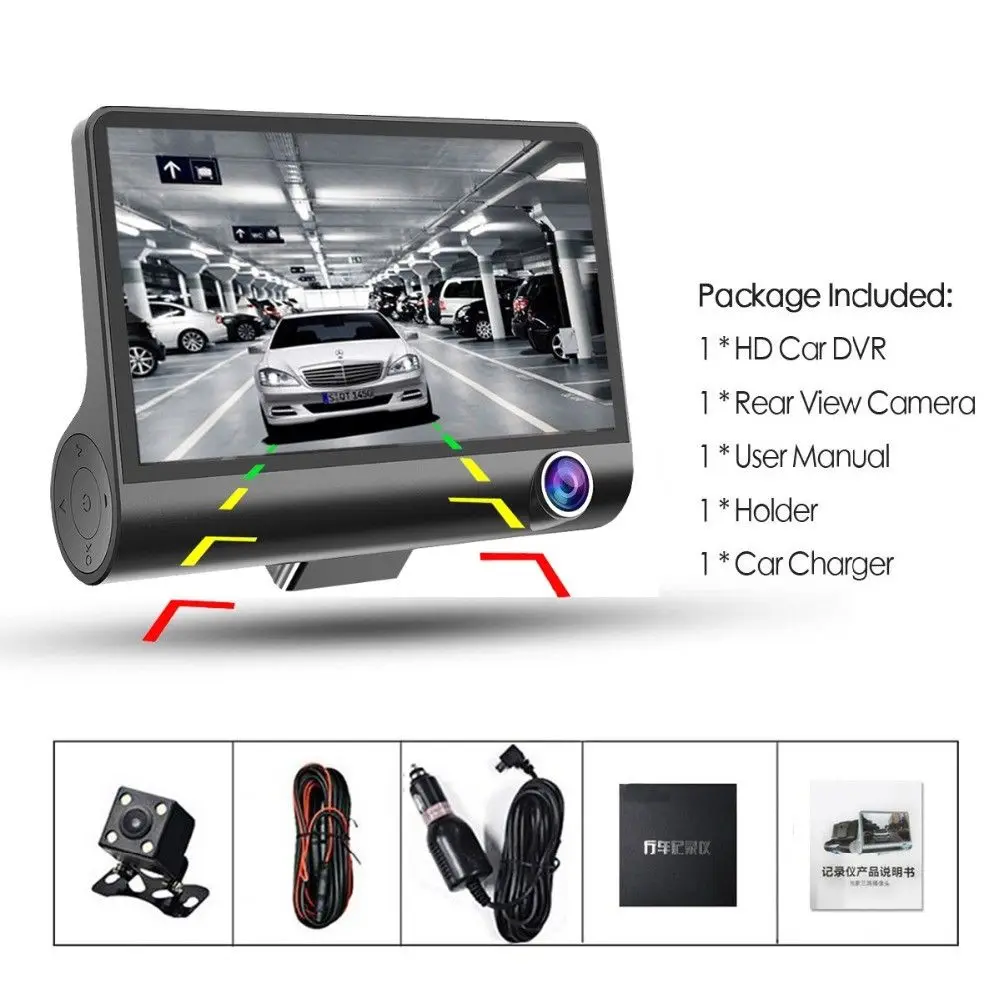 Podofo 4'' Three Lens Car DVR 3 Cameras Lens Dash Camera Dual Lens With Rearview Camera Video Recorder Auto Registrator Dvrs
Podofo 4'' Three Lens Car DVR 3 Cameras Lens Dash Camera Dual Lens With Rearview Camera Video Recorder Auto Registrator Dvrs