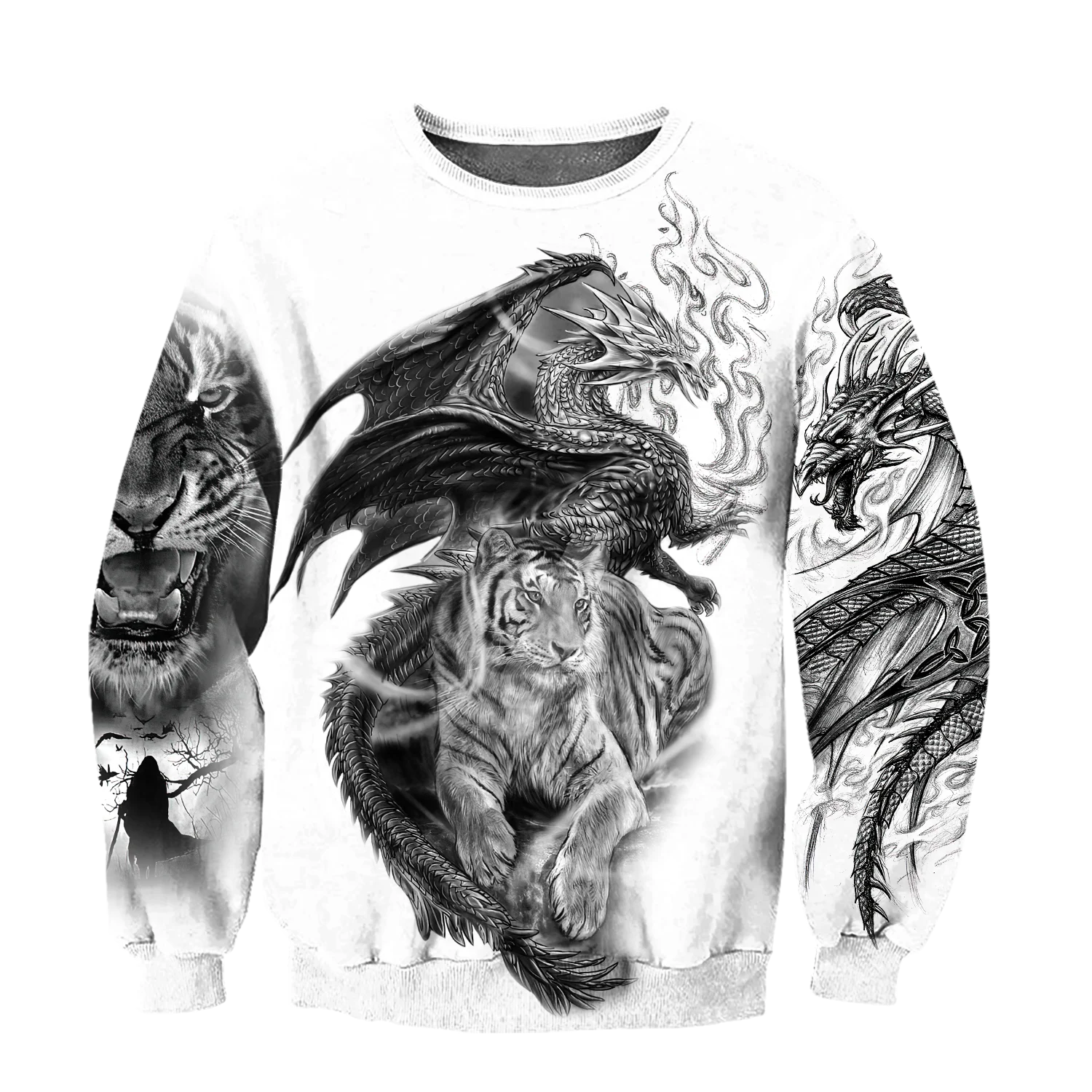 Dragon And Tiger Animal 3D All Print Size XS-7XL Hoodie Man Women Harajuku Outwear Zipper Pullover Sweatshirt Casual Unisex
Dragon And Tiger Animal 3D All Print Size XS-7XL Hoodie Man Women Harajuku Outwear Zipper Pullover Sweatshirt Casual Unisex