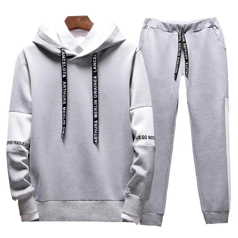 Sets Tracksuit Men Autumn Winter Hooded Sweatshirt Drawstring Outfit Sportswear 2019 Male Suit Pullover Two Piece Set Casual
Sets Tracksuit Men Autumn Winter Hooded Sweatshirt Drawstring Outfit Sportswear 2019 Male Suit Pullover Two Piece Set Casual