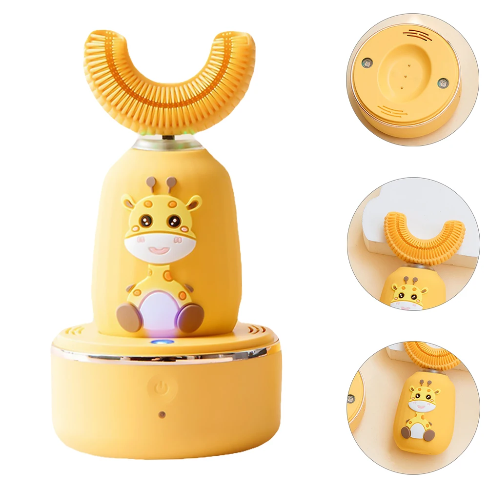 Chargeable Cartoon Intelligent Speech Toothbrush U-Shape Kid Electric Toothbrush
Chargeable Cartoon Intelligent Speech Toothbrush U-Shape Kid Electric Toothbrush