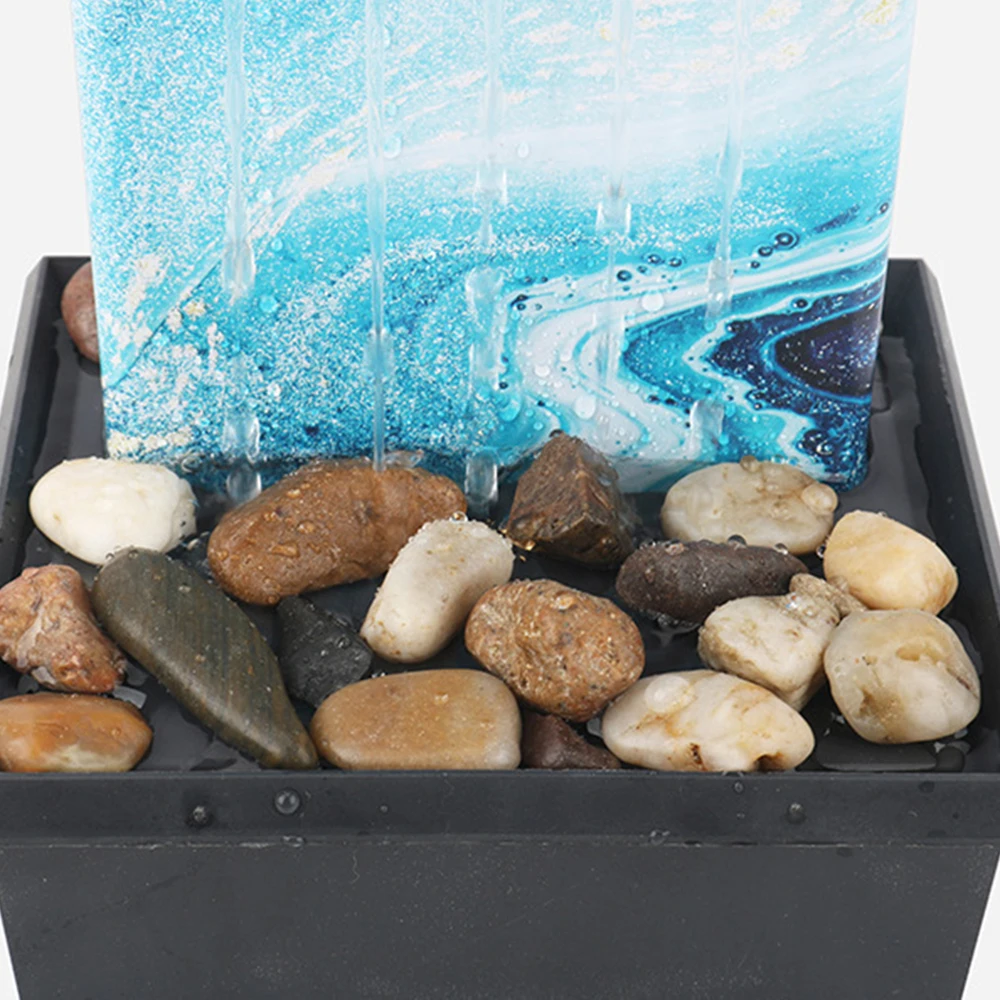 LED Water Flowing Wealth Feng Shui Company Office Tabletop Ornaments Waterfall Fountain Desktop Miniatures Home Decoration Craft
LED Water Flowing Wealth Feng Shui Company Office Tabletop Ornaments Waterfall Fountain Desktop Miniatures Home Decoration Craft