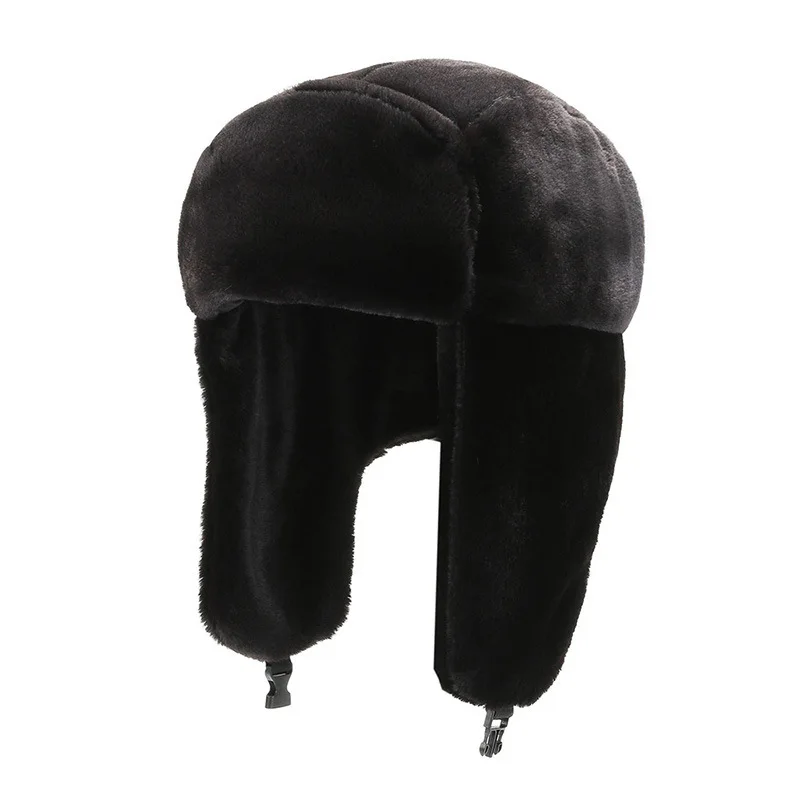 2021 Winter Ski Hat Russian Hat Men Women Warm Earmuffs Thicken Ear-flapped Hat Faux Fur Lei Feng Cap Bonnet
2021 Winter Ski Hat Russian Hat Men Women Warm Earmuffs Thicken Ear-flapped Hat Faux Fur Lei Feng Cap Bonnet