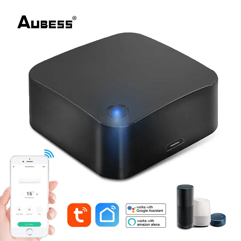 Tuya Smart Remote Control APP Remote Voice Control WiFi-IR Remote Control Smart Home Life Works With Alexa Google Home 
Tuya Smart Remote Control APP Remote Voice Control WiFi-IR Remote Control Smart Home Life Works With Alexa Google Home