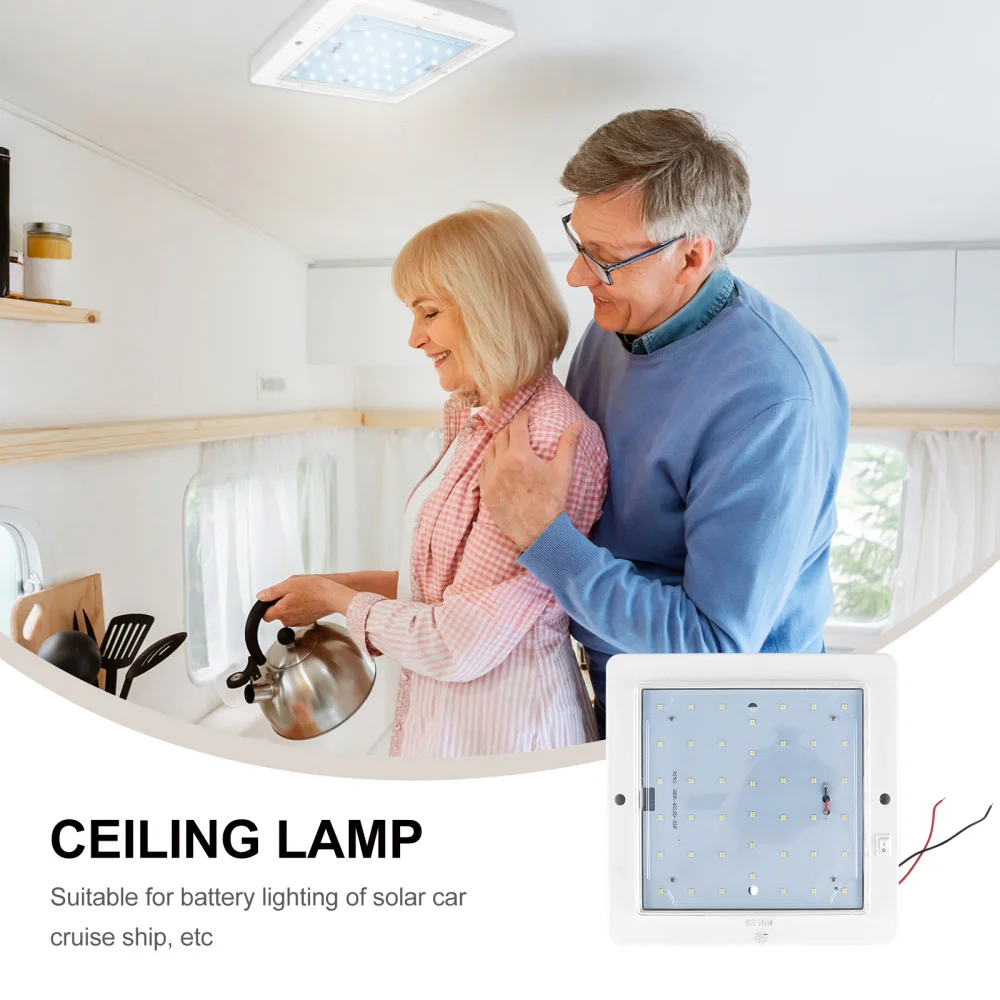 Ceiling Light Vehicle Ship Solar DC Lighting LED Light Square Light With Switch
Ceiling Light Vehicle Ship Solar DC Lighting LED Light Square Light With Switch