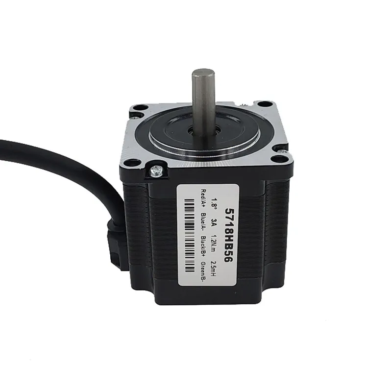 57BYG stepper motor 1.8 Degree 3A 1.2N.m 56mm 2 phase hybrid driver motor Nema 23 Step Motor
57BYG stepper motor 1.8 Degree 3A 1.2N.m 56mm 2 phase hybrid driver motor Nema 23 Step Motor