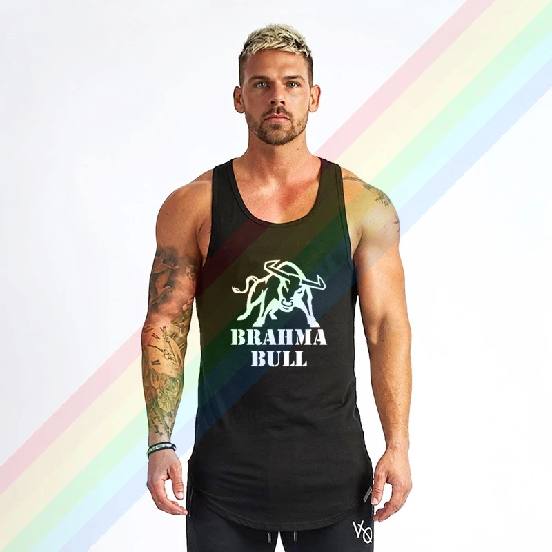White Logo Brahma Bull Project - Rock Comfortable Bodybuilding Tank Tops For Men Summer Gym Clothing Customized Vest Shirts
White Logo Brahma Bull Project - Rock Comfortable Bodybuilding Tank Tops For Men Summer Gym Clothing Customized Vest Shirts