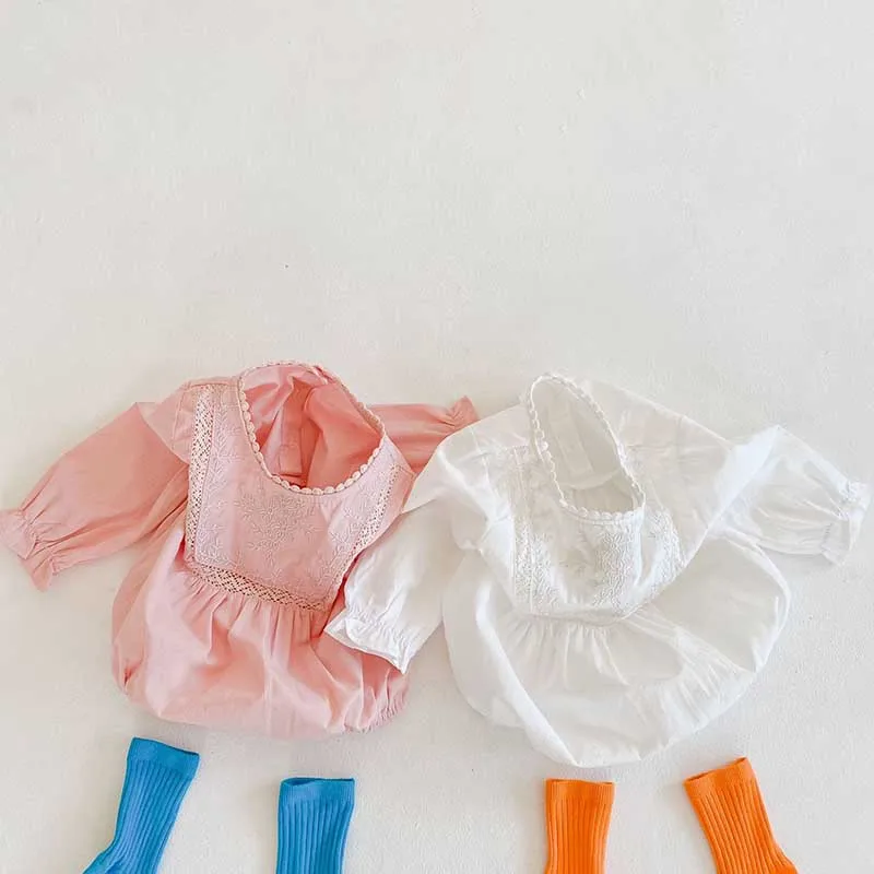 Newborn Baby Girl Bodysuit Solid Long Sleeve Baby Embroidery One Piece Clothes Cute Baby Girl Jumpsuit Lovely Lace Baby Clothes
Newborn Baby Girl Bodysuit Solid Long Sleeve Baby Embroidery One Piece Clothes Cute Baby Girl Jumpsuit Lovely Lace Baby Clothes