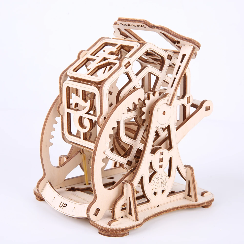 3D Wooden Puzzle Mechanical Transmission Model Lucky Wheel Decompression Toys For Baby Gift Model Construction Material Kit
3D Wooden Puzzle Mechanical Transmission Model Lucky Wheel Decompression Toys For Baby Gift Model Construction Material Kit