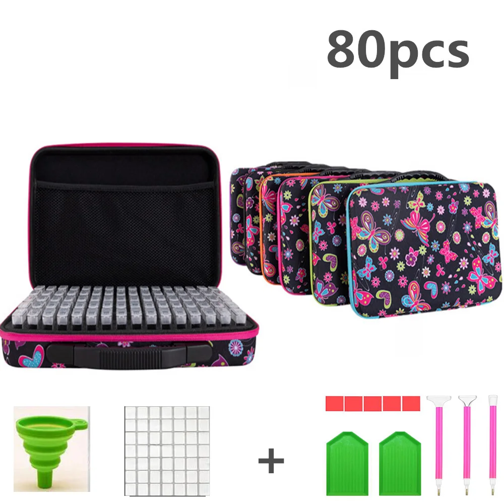 80 boxs diamond painting box Diamond Embroidery Accessories diamond mosaic Carry Case Container Storage Box Hand Bag Tools
80 boxs diamond painting box Diamond Embroidery Accessories diamond mosaic Carry Case Container Storage Box Hand Bag Tools