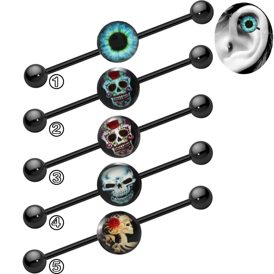 1PC Long Stainless Steel Industrial Piercing Ear Cartilage Plug Tunnel Jewelry Earring Straight Ear Barbell Jewelry
1PC Long Stainless Steel Industrial Piercing Ear Cartilage Plug Tunnel Jewelry Earring Straight Ear Barbell Jewelry