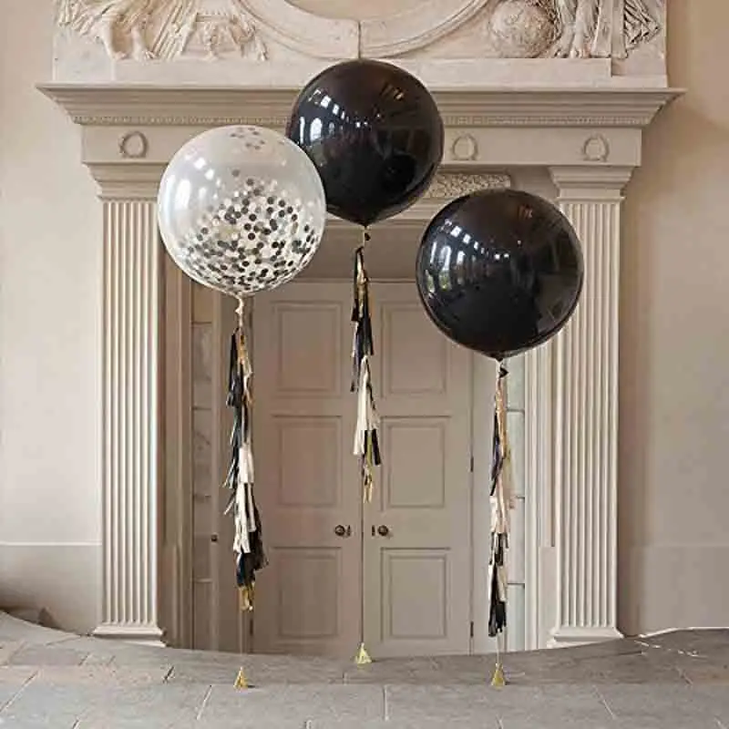 3pcs 36 inch Big Black Latex Balloons Helium Inflable Blow Up Giant Balloon Wedding Birthday Party Large Balloon Decoration
3pcs 36 inch Big Black Latex Balloons Helium Inflable Blow Up Giant Balloon Wedding Birthday Party Large Balloon Decoration