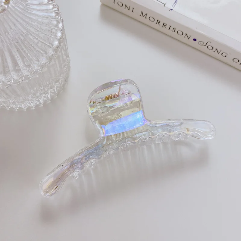XZP Korean Style Fashion Women Girls Acrylic Hair Claws Hair Clips Headwear Transparent Big Size Women Hair Accessories Ornament
XZP Korean Style Fashion Women Girls Acrylic Hair Claws Hair Clips Headwear Transparent Big Size Women Hair Accessories Ornament