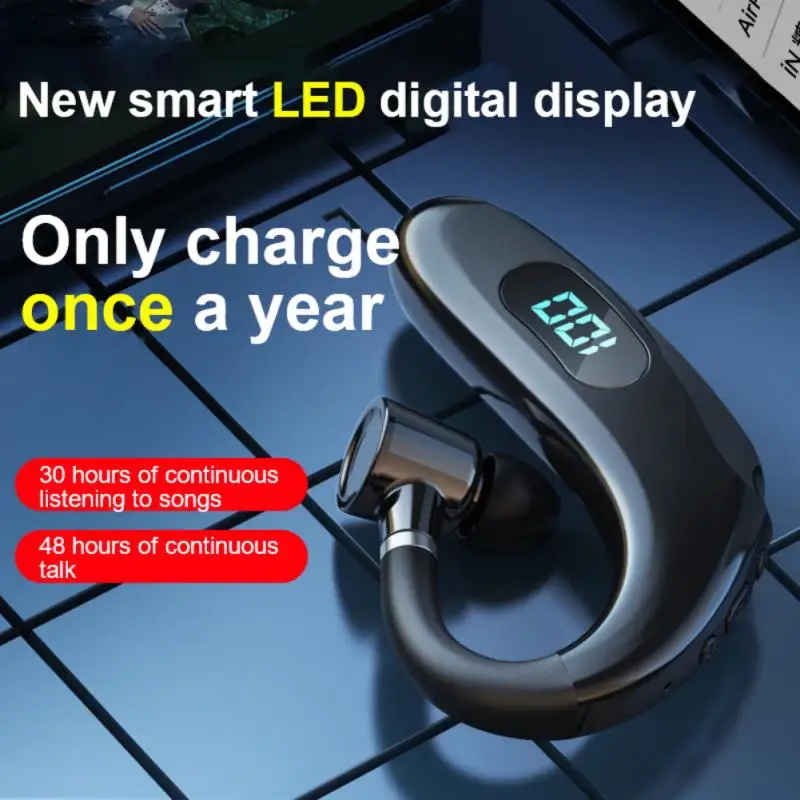 Q20 Bluetooth Earphone Unilateral Hanging Headset LED Digital Display Low Power Consumption Hands-free Stereo Wireless Headsets
Q20 Bluetooth Earphone Unilateral Hanging Headset LED Digital Display Low Power Consumption Hands-free Stereo Wireless Headsets