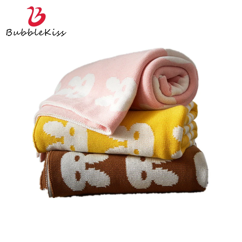 Bubble Kiss Throw Blanket Nordic Cartoon Pattern Cotton Knitted Blanket Napping Sofa Blanket Children Adult Blanket For All Ages
Bubble Kiss Throw Blanket Nordic Cartoon Pattern Cotton Knitted Blanket Napping Sofa Blanket Children Adult Blanket For All Ages