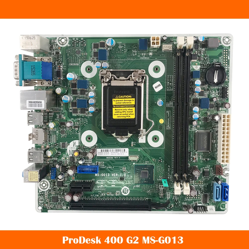 Desktop Minboard For HP ProDesk 400 G2 MS-G013 803189-001 804372-001 804372-601 Motherboard Fully Tested
Desktop Minboard For HP ProDesk 400 G2 MS-G013 803189-001 804372-001 804372-601 Motherboard Fully Tested