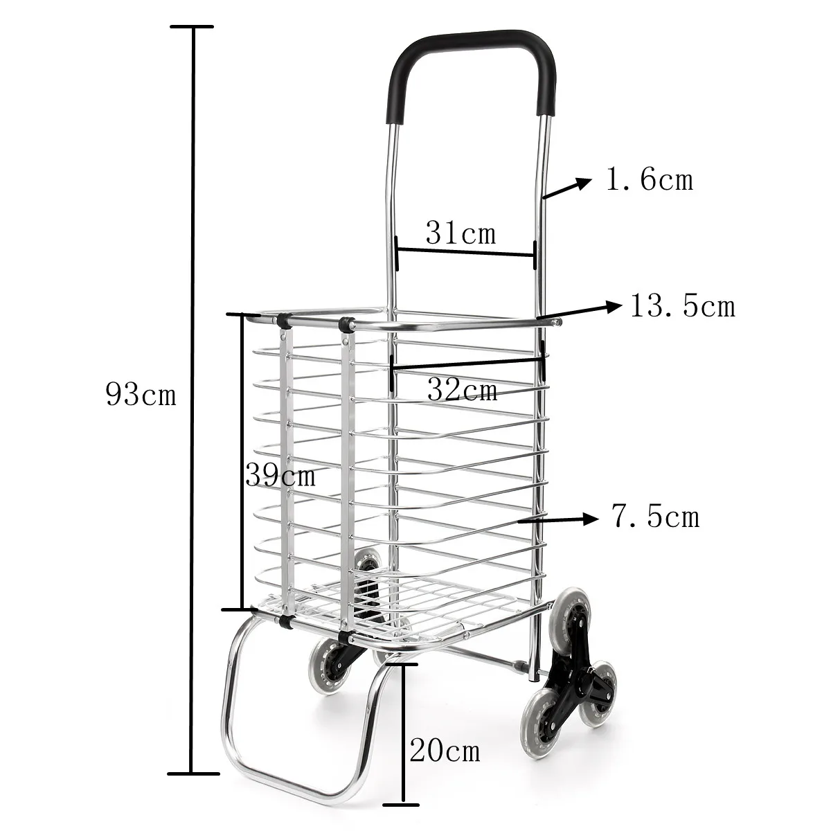 6 Wheels Shopping Carts Trolley Aluminium Foldable Luggage 6 Wheels Folding Basket Trailer
6 Wheels Shopping Carts Trolley Aluminium Foldable Luggage 6 Wheels Folding Basket Trailer