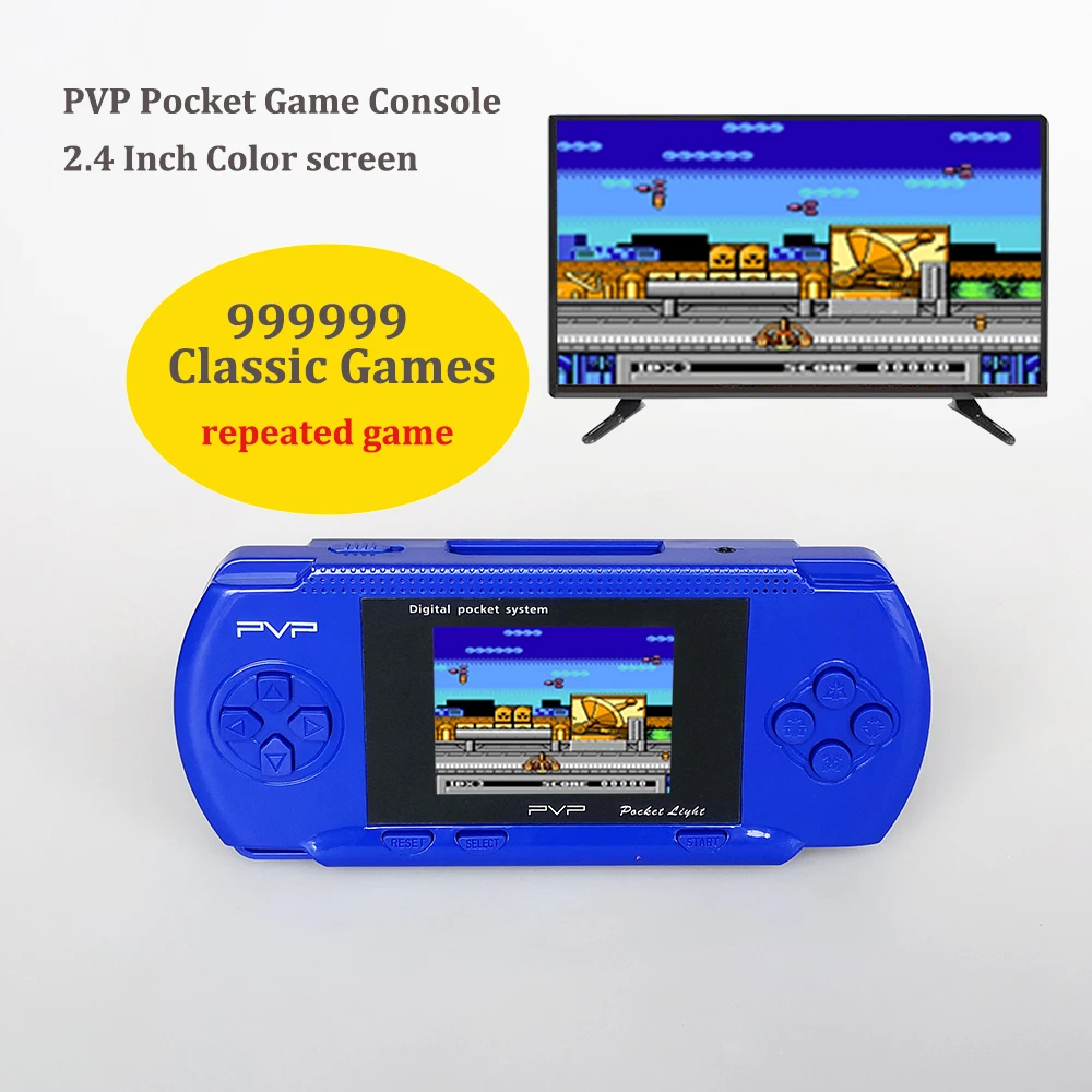 PLAYGO Handheld Game Console 2.4 Inch PVP Station Light Consola Built in 64 Retro Games 8 Bit Video Game Console For Kids
PLAYGO Handheld Game Console 2.4 Inch PVP Station Light Consola Built in 64 Retro Games 8 Bit Video Game Console For Kids