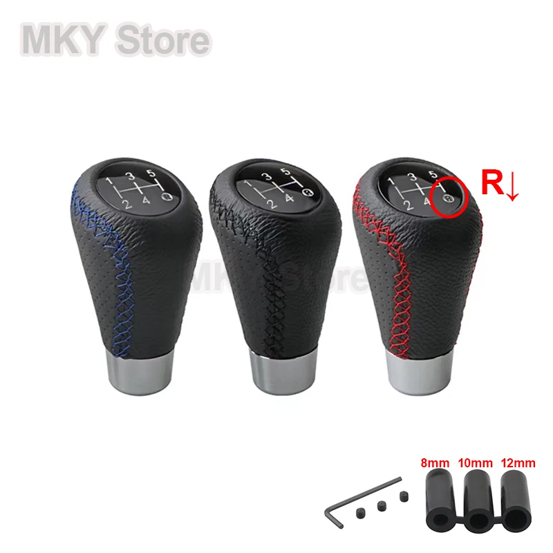 Newest Automotive Universal Leather Shift Knob 5 Speed Car Manual Gear Shift Knob Sleeve Adapter 3 Color Shift Head
Newest Automotive Universal Leather Shift Knob 5 Speed Car Manual Gear Shift Knob Sleeve Adapter 3 Color Shift Head