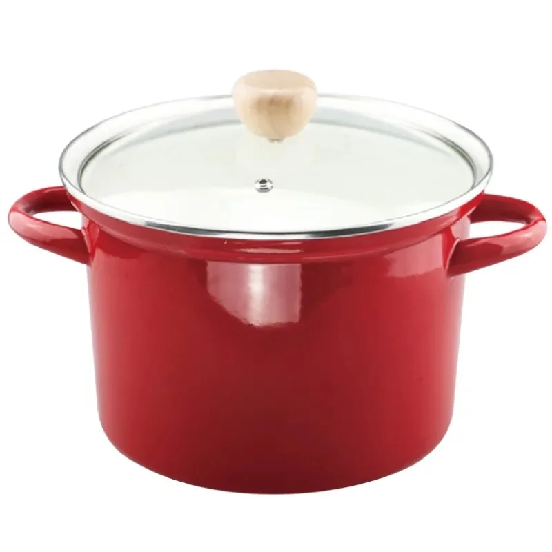 Japanese Style Enamel Pot 2L3L5L Household Thickened Binaural Soup Pot 24cm Gas Induction Cooker Stew Pot Hot Pot Cookware
Japanese Style Enamel Pot 2L3L5L Household Thickened Binaural Soup Pot 24cm Gas Induction Cooker Stew Pot Hot Pot Cookware