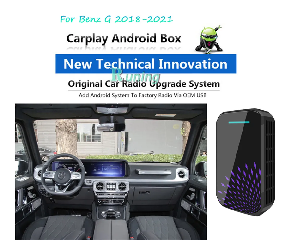 Upgrade Radio Car Android Radio Stereo Carplay Box For Benz G 2018 2019 2020 2021 Car Multimedia Player BT GPS Navigation Unit
Upgrade Radio Car Android Radio Stereo Carplay Box For Benz G 2018 2019 2020 2021 Car Multimedia Player BT GPS Navigation Unit
