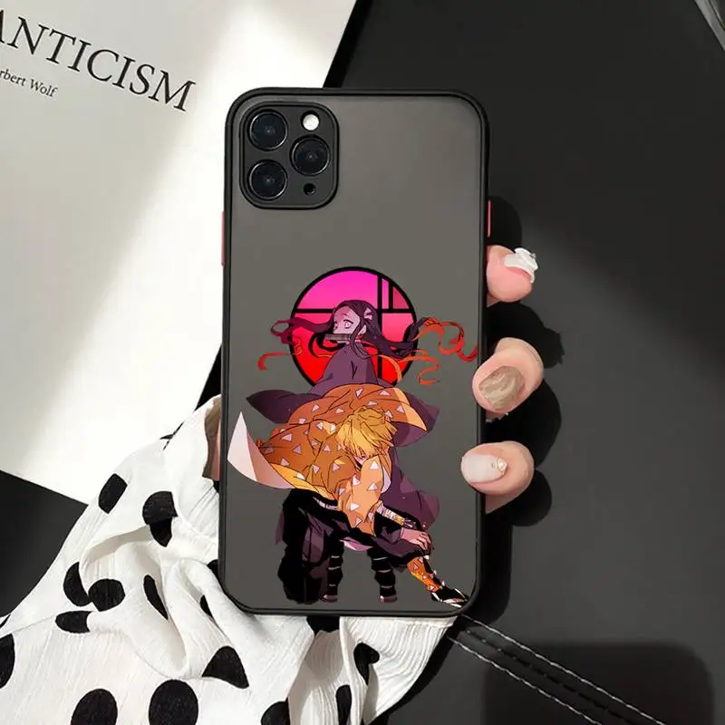 Japan Demon Slayer Phone Case matte transparent For iphone 7 8 11 12 plus mini x xs xr pro max cover
Japan Demon Slayer Phone Case matte transparent For iphone 7 8 11 12 plus mini x xs xr pro max cover