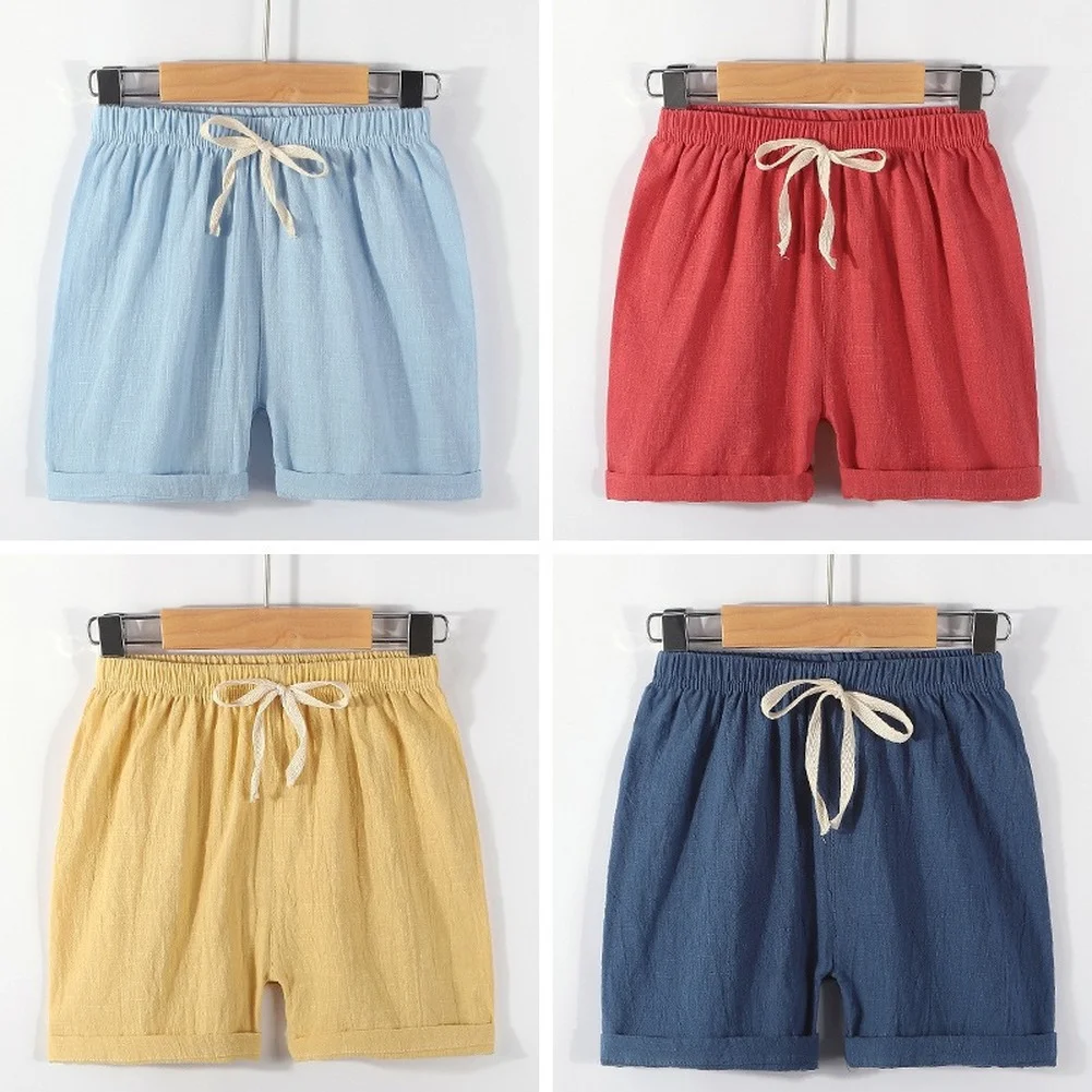 Boys Shorts Kids Shorts Candy Color Girls Children Summer Beach Loose Shorts Casual Pants Cotton Linen Comfortable 2-10Years 
Boys Shorts Kids Shorts Candy Color Girls Children Summer Beach Loose Shorts Casual Pants Cotton Linen Comfortable 2-10Years