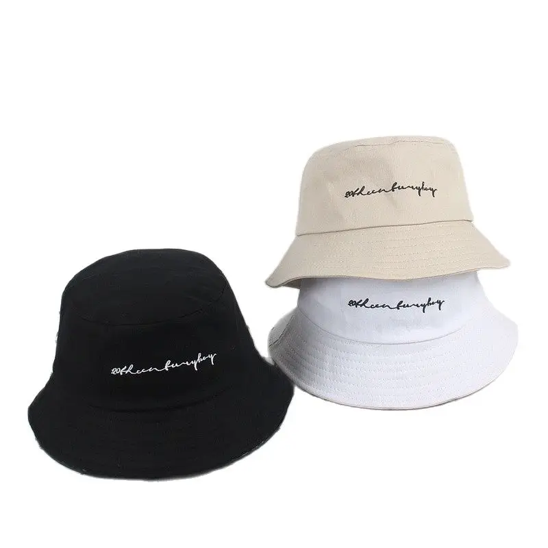 Design Personality Font Embroidery Cotton Fisherman Cap Summer Outdoor Unisex Sun Protection Panama Bucket Hat
Design Personality Font Embroidery Cotton Fisherman Cap Summer Outdoor Unisex Sun Protection Panama Bucket Hat