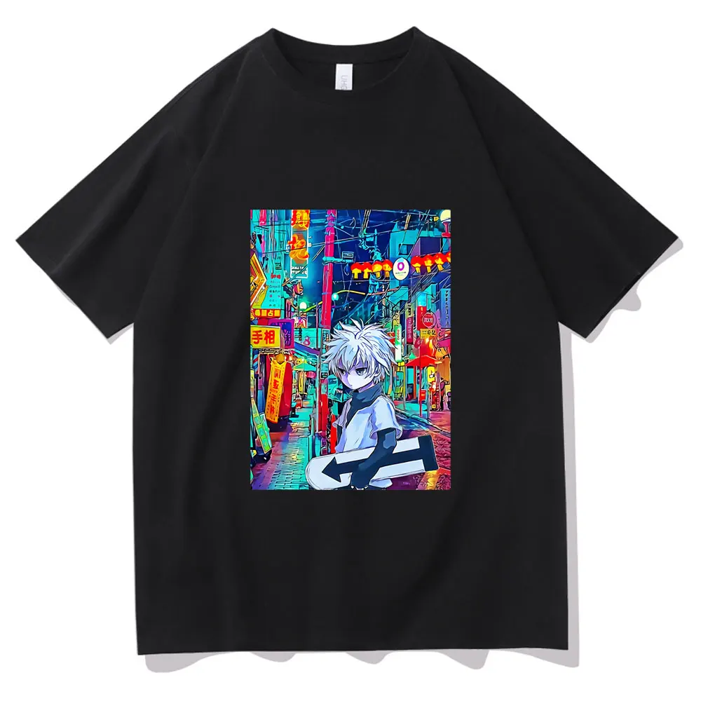 Japanese Anime Fashion Killua Eyes Killua HxH Tshirt Harajuku Japan Style Hunter X Hunter Tees Short Sleeve Men Women T Shirts
Japanese Anime Fashion Killua Eyes Killua HxH Tshirt Harajuku Japan Style Hunter X Hunter Tees Short Sleeve Men Women T Shirts