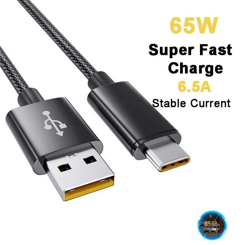 6.5A Fast Charging Braided Type-C Data Cable For OPPO Find X2 Pro Reno 4 Ace Realme OnePlus Nord 8 Pro 8T 7 Pro 7T 65W
6.5A Fast Charging Braided Type-C Data Cable For OPPO Find X2 Pro Reno 4 Ace Realme OnePlus Nord 8 Pro 8T 7 Pro 7T 65W