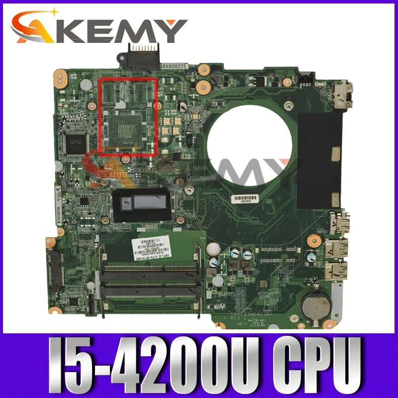 AKemy материнская плата для ноутбука HP Pavilion 15-N I5-4200U 732086-001 732086-501 Материнская плата DA0U83MB6E0 DDR3
AKemy материнская плата для ноутбука HP Pavilion 15-N I5-4200U 732086-001 732086-501 Материнская плата DA0U83MB6E0 DDR3