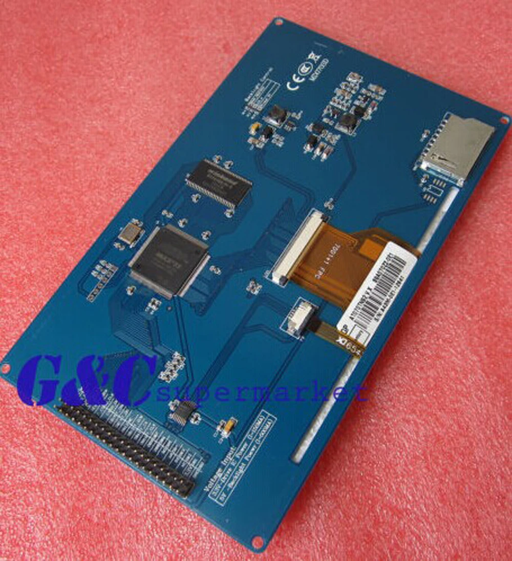 7.0" 800x480 TFT color touch screen module for 51/ AVR/ STM32 diy electronics
7.0" 800x480 TFT color touch screen module for 51/ AVR/ STM32 diy electronics