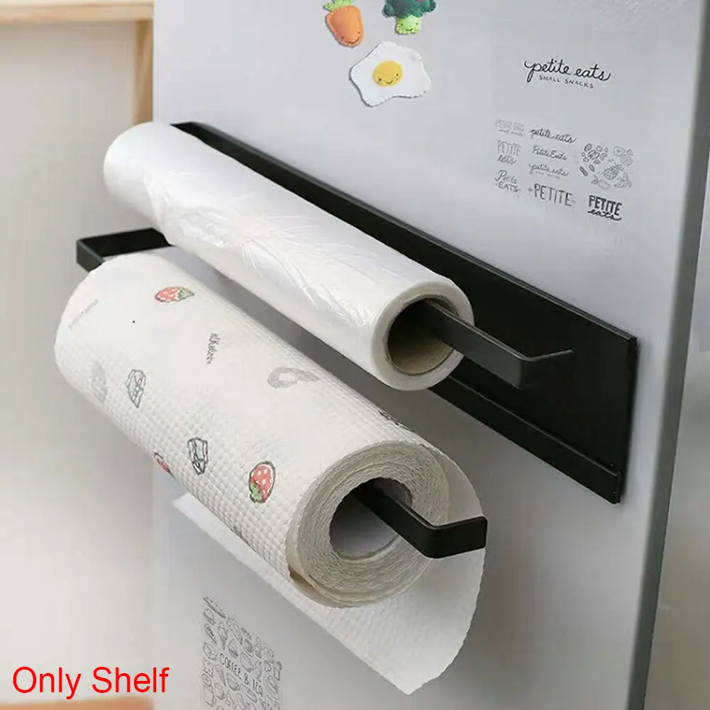 Kitchen Durable Wall Mount Practical Holder Magnetic Bathroom Punch Free Storage Rack Iron Organizer Towels Multipurpose 
Kitchen Durable Wall Mount Practical Holder Magnetic Bathroom Punch Free Storage Rack Iron Organizer Towels Multipurpose