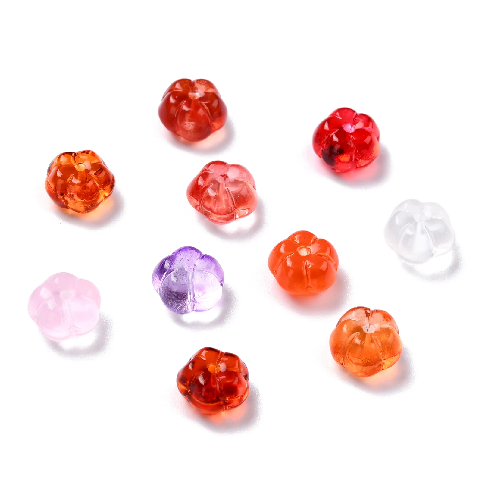 200pcs Glitter Powder Pumpkin Glass Beads Transparent Colorful Spacer Mini Cute Earring Bracelet Necklace Jewelry Findings DIY
200pcs Glitter Powder Pumpkin Glass Beads Transparent Colorful Spacer Mini Cute Earring Bracelet Necklace Jewelry Findings DIY