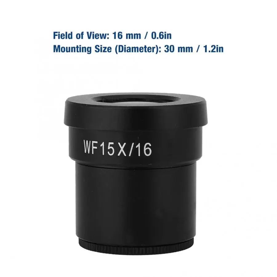 WF15X/16 мм широкий угол высокий вынос зрачка окуляр со шкалой для стерео микроскопа