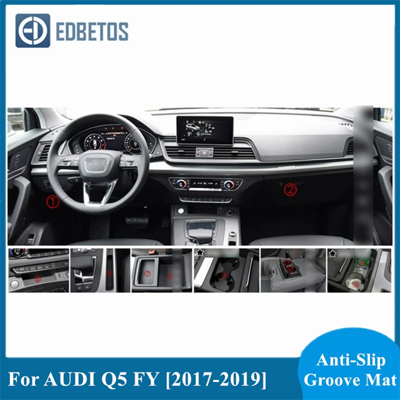 For Audi Q5 FY 2017 2018 2019 Anti-Slip Mat Anti Slip Gate Slot Cup Pad Door Interior Decoration Car-Styling Accessories 
For Audi Q5 FY 2017 2018 2019 Anti-Slip Mat Anti Slip Gate Slot Cup Pad Door Interior Decoration Car-Styling Accessories