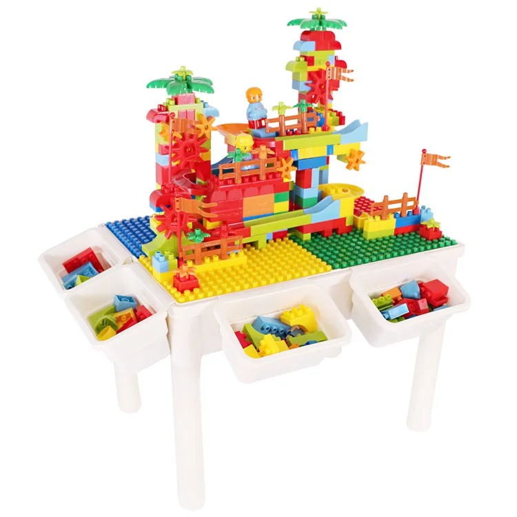 Building Block Learning Table Compatible Assembly Size Particle Fancy Toy Multi-Function Building Block Table Storage Table
Building Block Learning Table Compatible Assembly Size Particle Fancy Toy Multi-Function Building Block Table Storage Table
