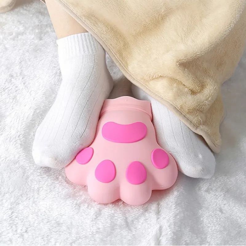 Hot Water Bottle Solid Color Thick Silicone Cat Paw Rubber Hot Water Bag Explosion-proof Portable Hot Water Bags Accessories
Hot Water Bottle Solid Color Thick Silicone Cat Paw Rubber Hot Water Bag Explosion-proof Portable Hot Water Bags Accessories