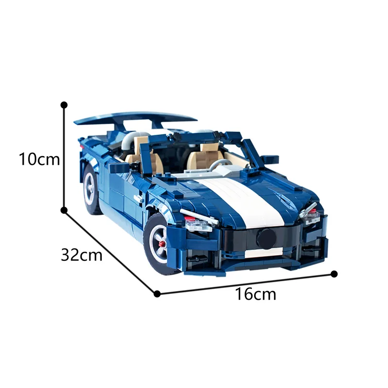 MOC High-Tech Roadster 2020-B Building Blocks Model Speed Sports Car Bricks DIY Vehicle High-end Players Toys For Children Gifts
MOC High-Tech Roadster 2020-B Building Blocks Model Speed Sports Car Bricks DIY Vehicle High-end Players Toys For Children Gifts