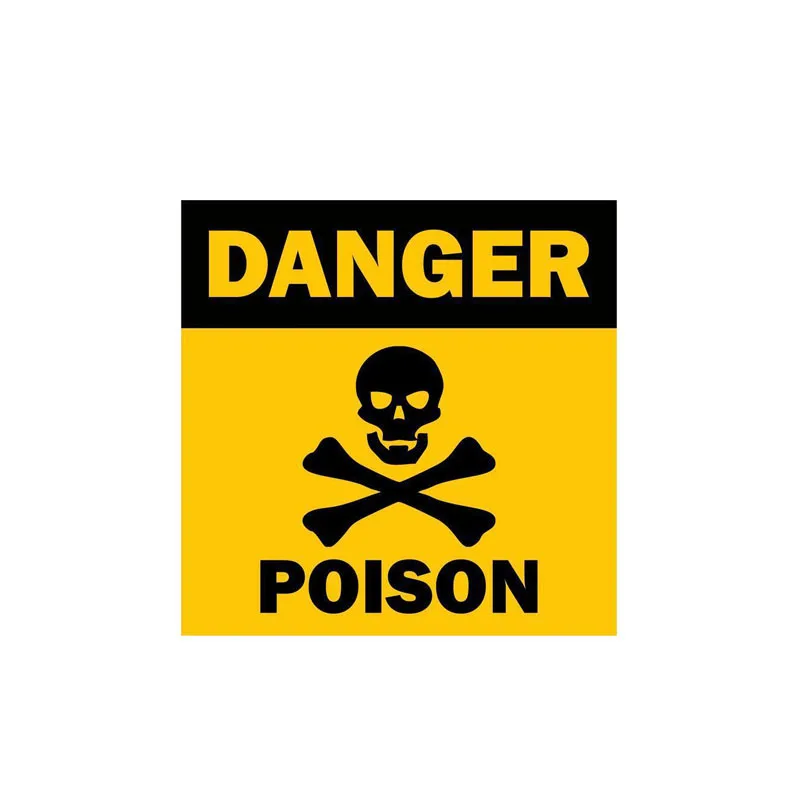 Fuzhen Boutique Decals Exterior Accessorie Skull Funny Car Sticker Poison Danger Vinyl Decal PVC 12.8cm X 12.8cm
Fuzhen Boutique Decals Exterior Accessorie Skull Funny Car Sticker Poison Danger Vinyl Decal PVC 12.8cm X 12.8cm