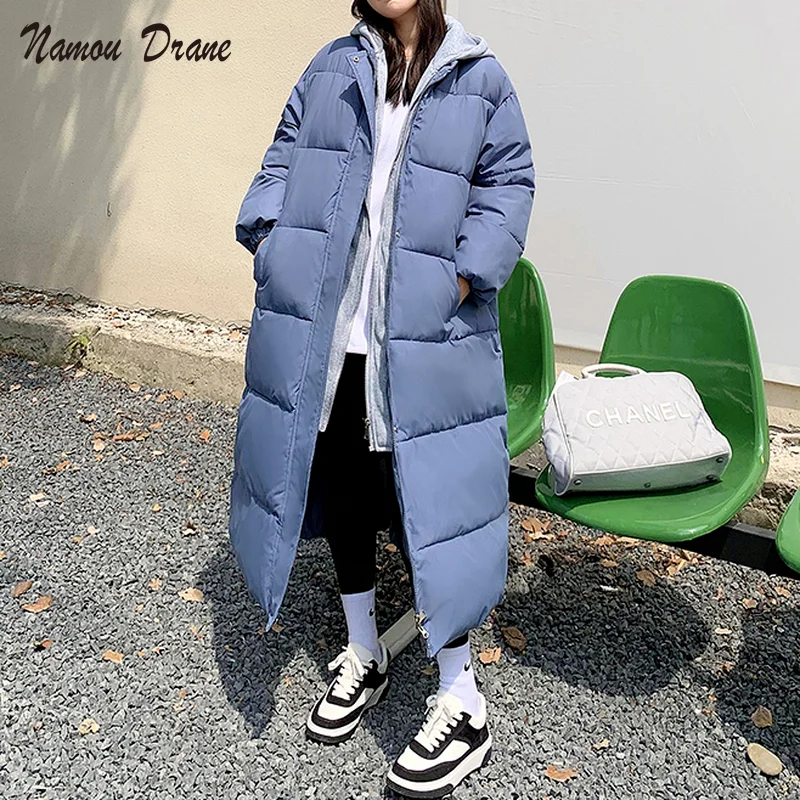 2021 New Style Cotton-padded Jacket Women's Fake Two-piece Down Winter Loose Mid-length Padded Jacket Over-the-knee Hood
2021 New Style Cotton-padded Jacket Women's Fake Two-piece Down Winter Loose Mid-length Padded Jacket Over-the-knee Hood