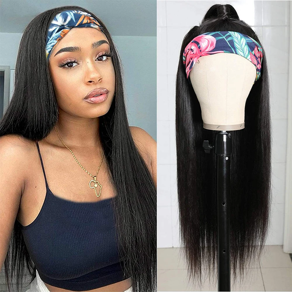 Women's Headband Wig Natural Color Bone Straight Wig 30 Inch Highlight Headband Wigs Synthetic Wig With Headband Attached Female
Women's Headband Wig Natural Color Bone Straight Wig 30 Inch Highlight Headband Wigs Synthetic Wig With Headband Attached Female