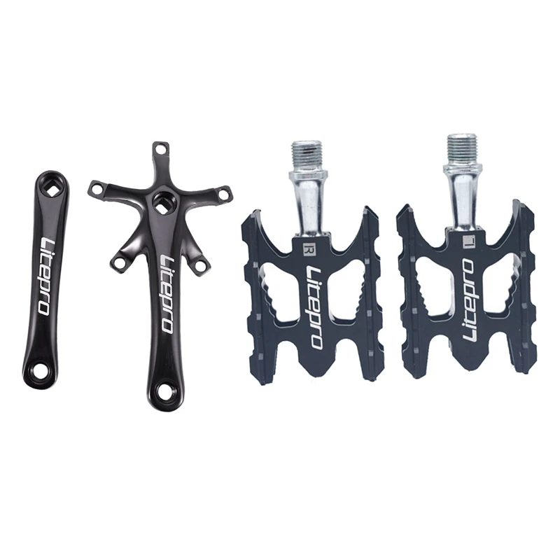 Litepro 1 Pair Folding Bike Crankset Crank 170mm & 1 Pair Aluminum Alloy Ultralight Bearing Pedal K3
Litepro 1 Pair Folding Bike Crankset Crank 170mm & 1 Pair Aluminum Alloy Ultralight Bearing Pedal K3