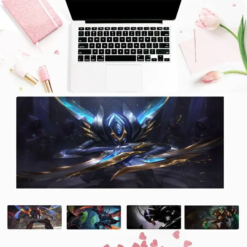 Модный коврик для мыши LOL Kha Zix, игровой коврик для клавиатуры, Настольный коврик для мыши, игровые аксессуары для Overwatch
Модный коврик для мыши LOL Kha Zix, игровой коврик для клавиатуры, Настольный коврик для мыши, игровые аксессуары для Overwatch