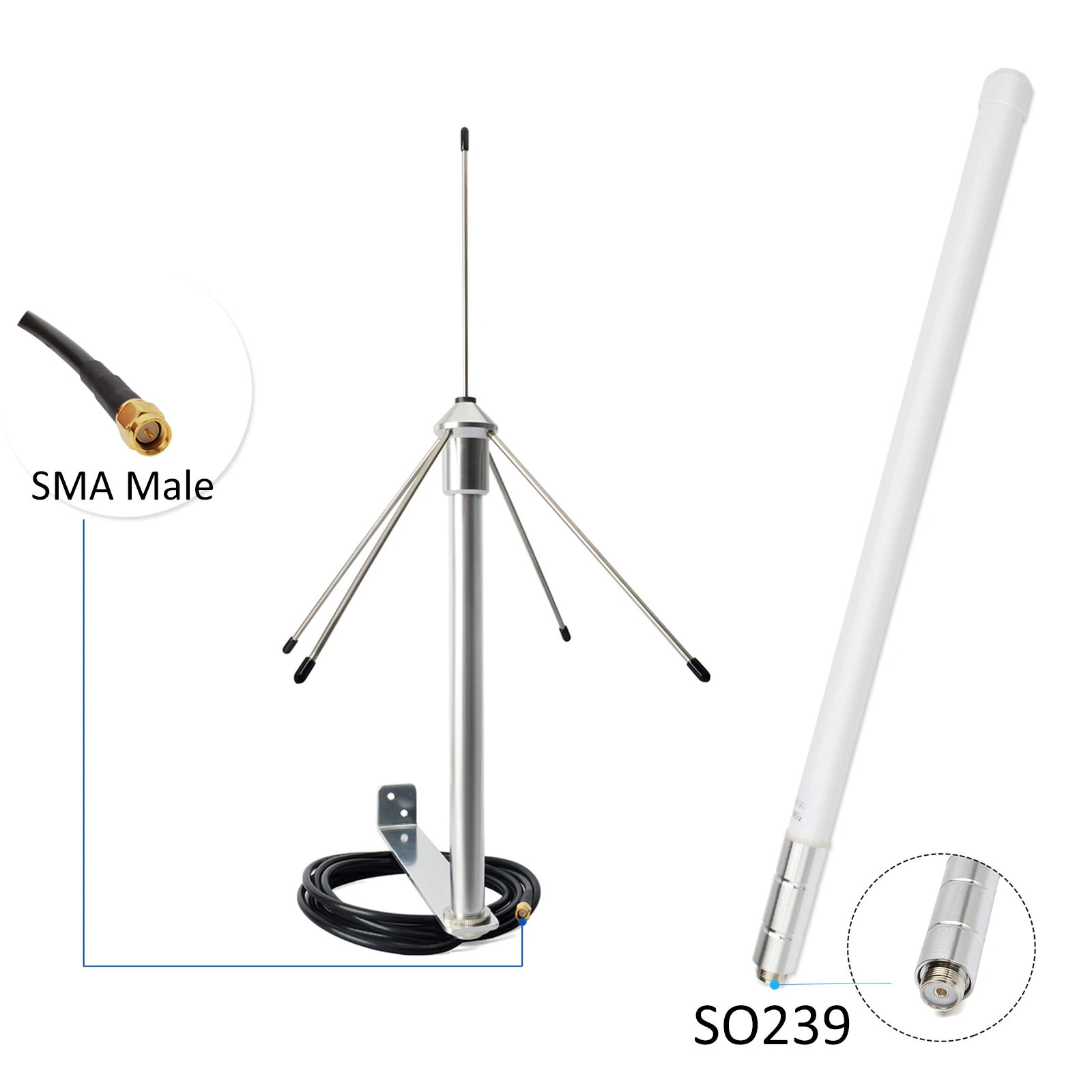 Антенна HYS VHF UHF 136-174 МГц 400-470 МГц + 433 МГц для любительского автомобильного мобильного радиоприемника
Антенна HYS VHF UHF 136-174 МГц 400-470 МГц + 433 МГц для любительского автомобильного мобильного радиоприемника