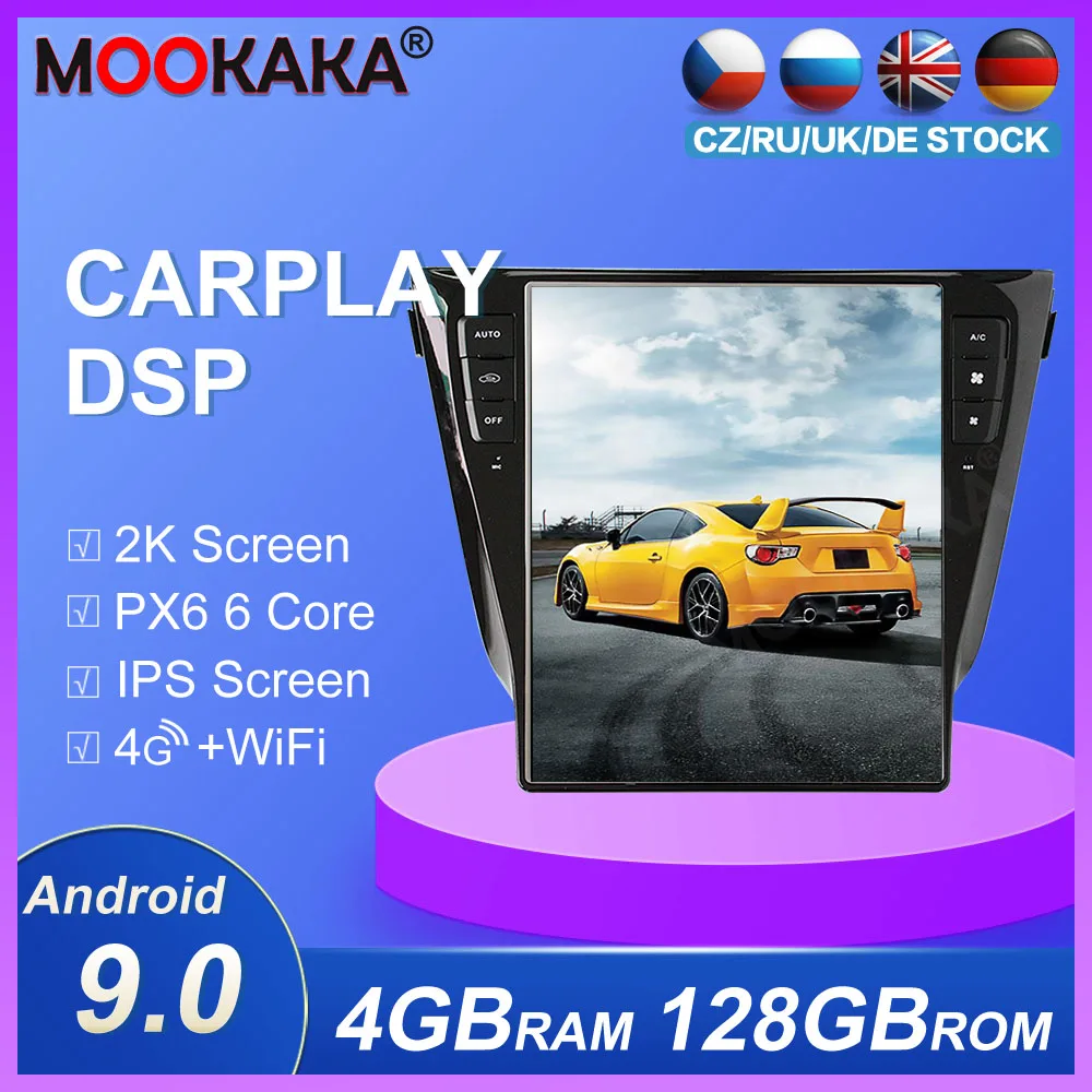 Автомобильный мультимедийный плеер для NISSAN Qashqai 2013-2019 Tesla Style Android 9,0 4 + 128g GPS навигация стерео головное устройство мультимедийный плеер авторадио DSP
Автомобильный мультимедийный плеер для NISSAN Qashqai 2013-2019 Tesla Style Android 9,0 4 + 128g GPS навигация стерео головное устройство мультимедийный плеер авторадио DSP